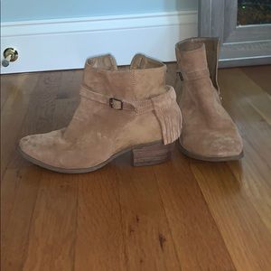 suede booties
